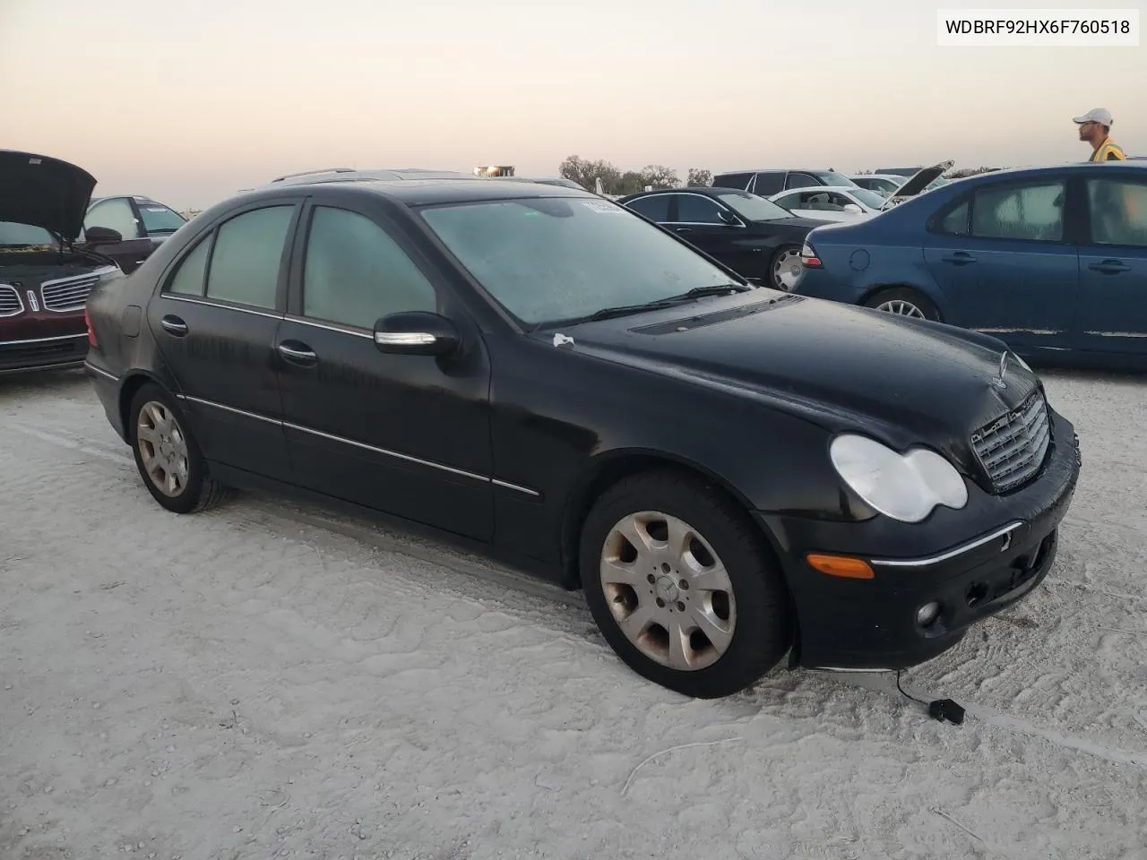 2006 Mercedes-Benz C 280 4Matic VIN: WDBRF92HX6F760518 Lot: 77255984