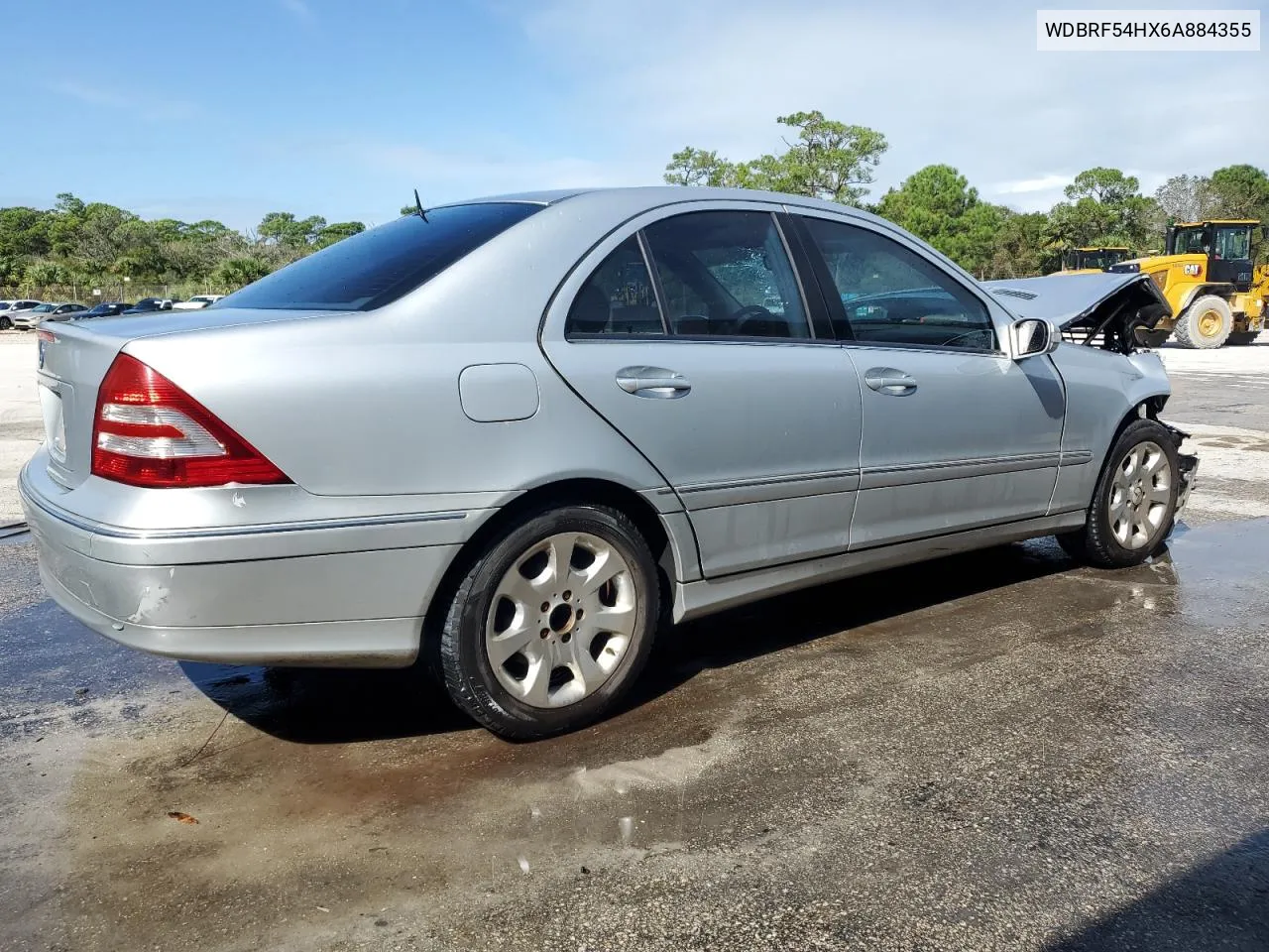 2006 Mercedes-Benz C 280 VIN: WDBRF54HX6A884355 Lot: 78607474