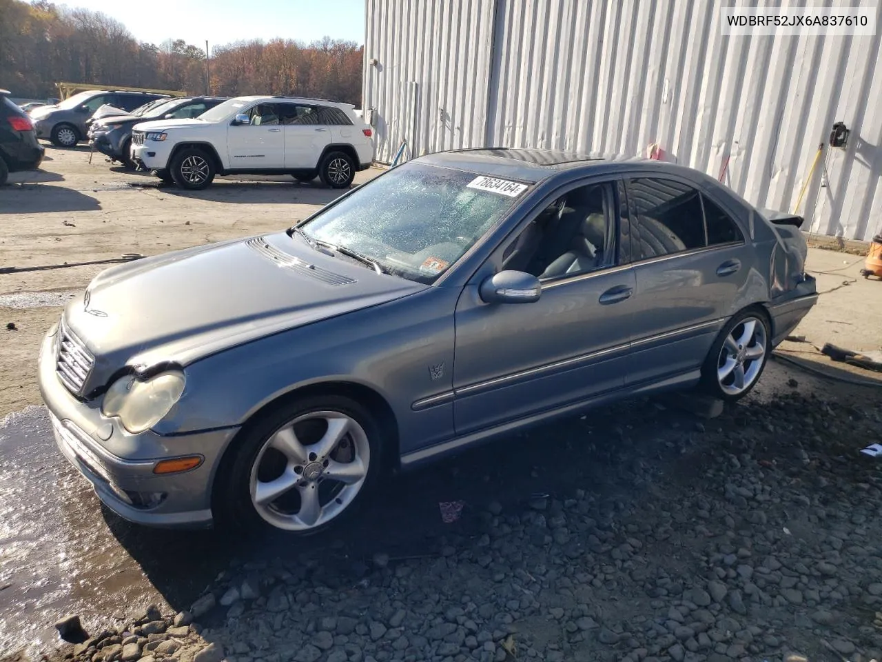 2006 Mercedes-Benz C 230 VIN: WDBRF52JX6A837610 Lot: 78634164