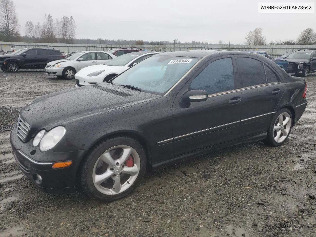 2006 Mercedes-Benz C 230 VIN: WDBRF52H16A878642 Lot: 79136934