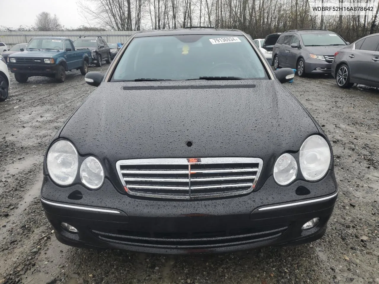 2006 Mercedes-Benz C 230 VIN: WDBRF52H16A878642 Lot: 79136934