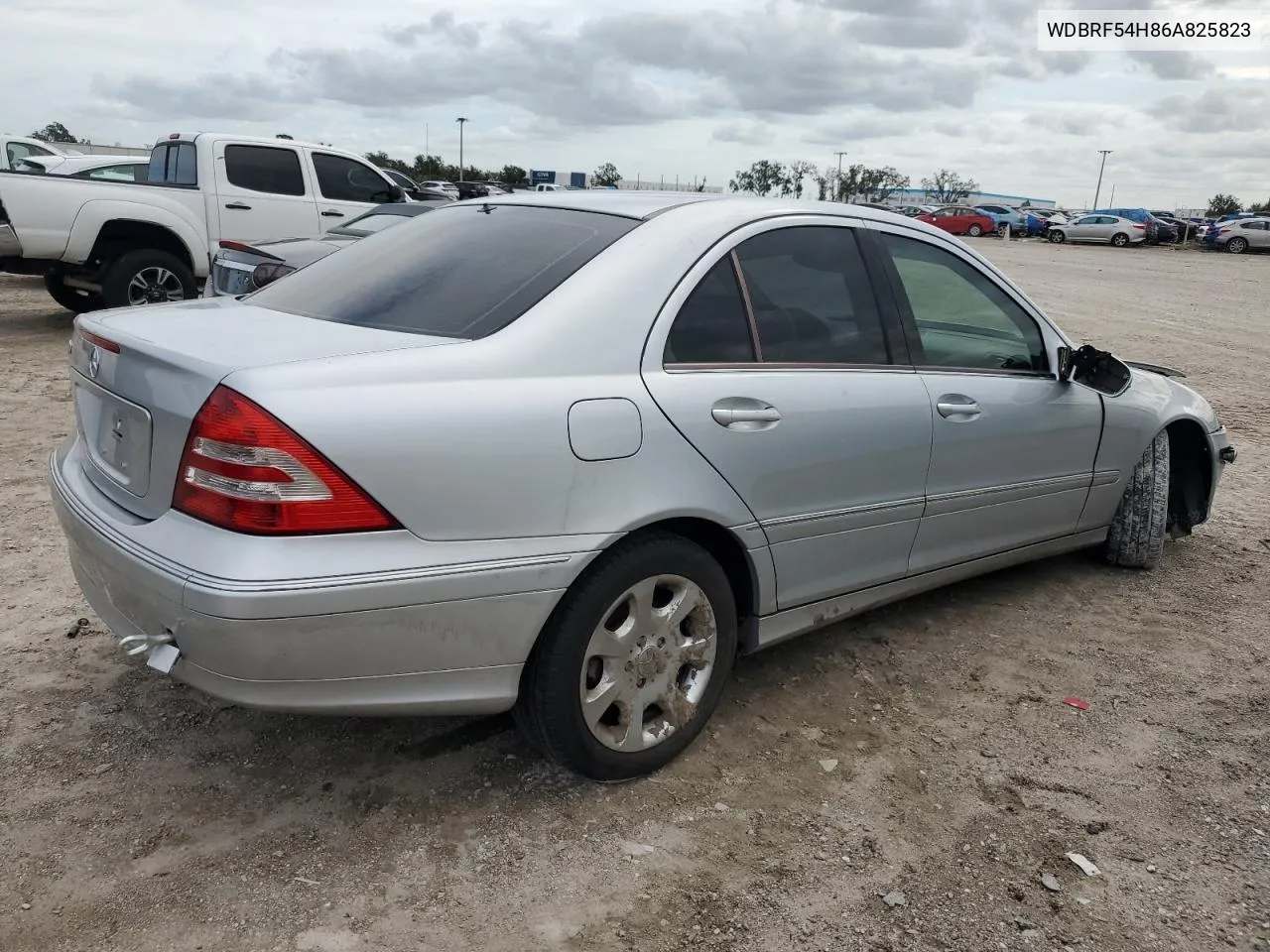 2006 Mercedes-Benz C 280 VIN: WDBRF54H86A825823 Lot: 79400134