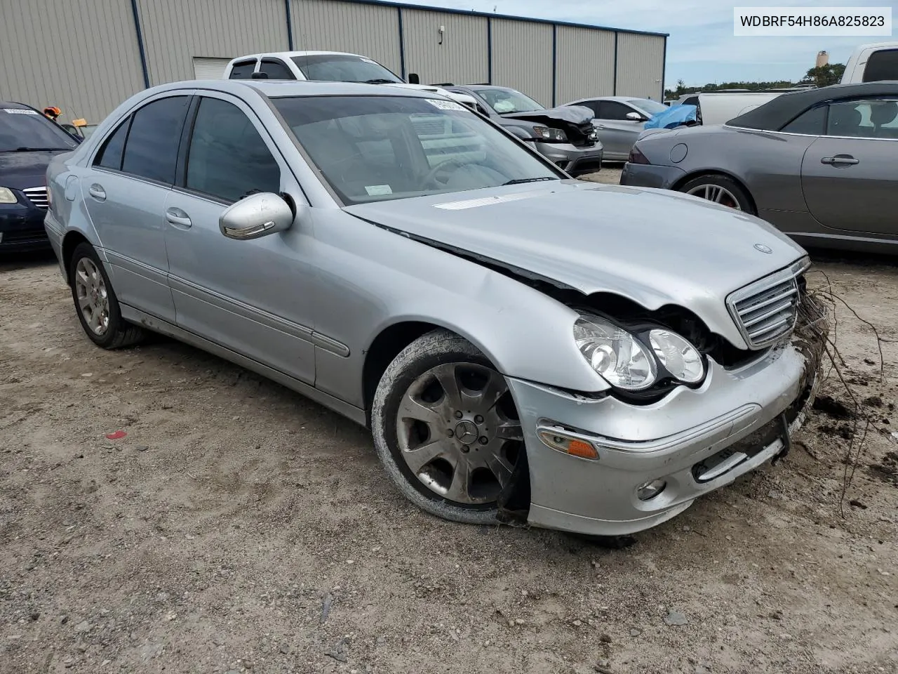 2006 Mercedes-Benz C 280 VIN: WDBRF54H86A825823 Lot: 79400134