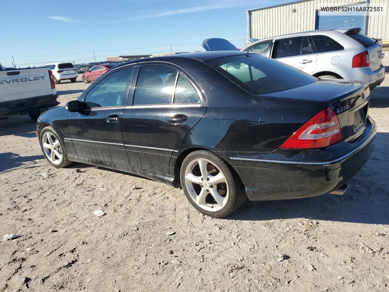 2006 Mercedes-Benz C 230 VIN: WDBRF52H16A872551 Lot: 79779824