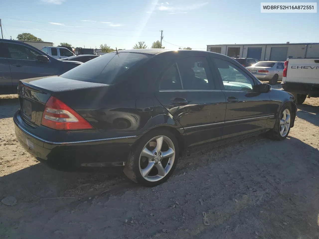 2006 Mercedes-Benz C 230 VIN: WDBRF52H16A872551 Lot: 79779824