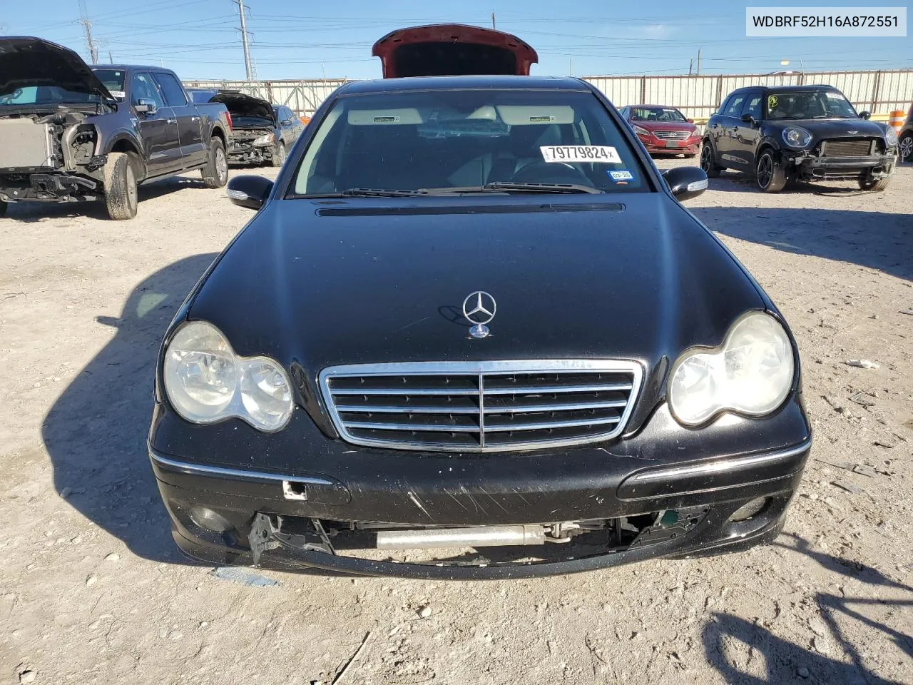 2006 Mercedes-Benz C 230 VIN: WDBRF52H16A872551 Lot: 79779824