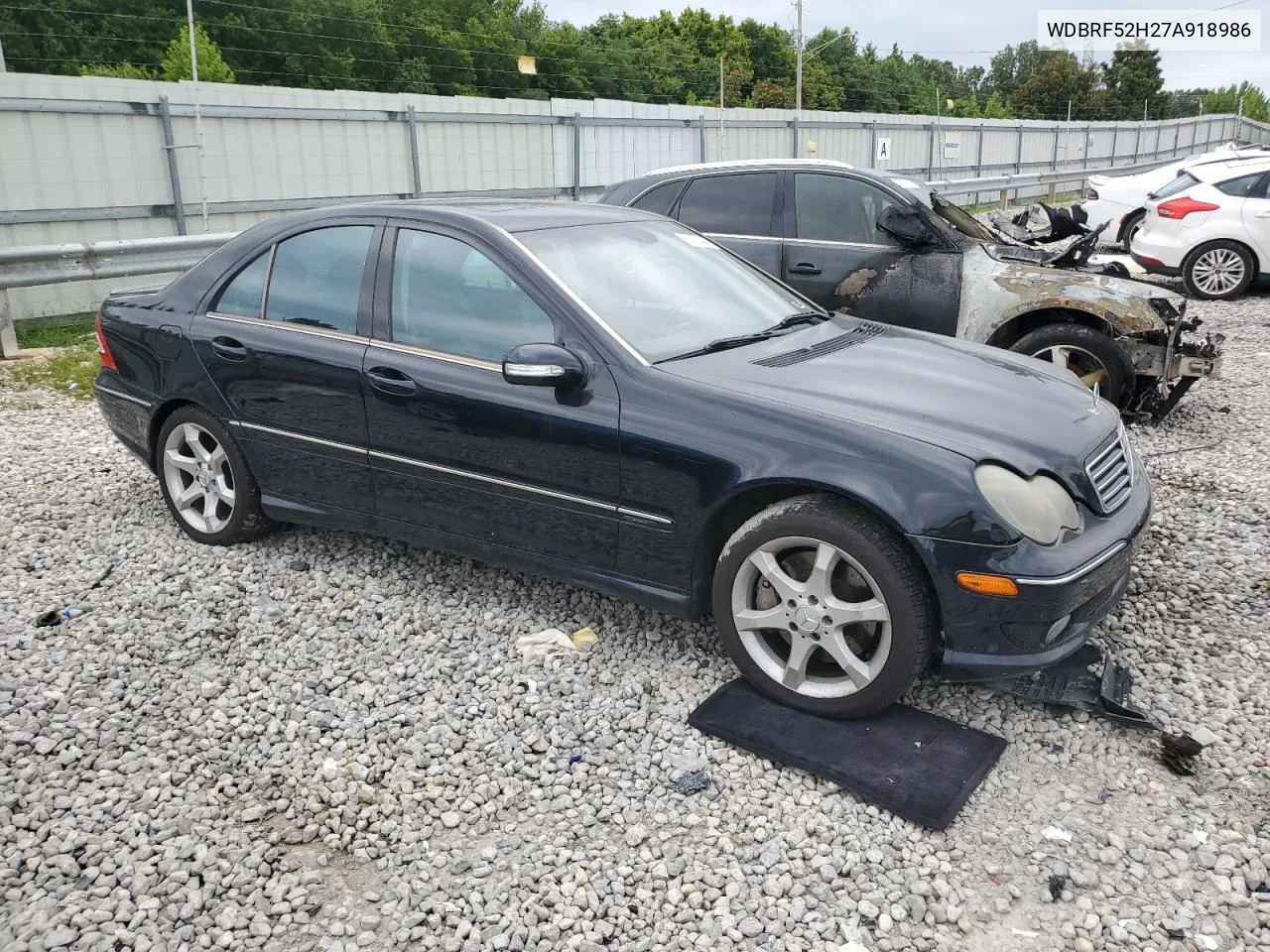 2007 Mercedes-Benz C 230 VIN: WDBRF52H27A918986 Lot: 62170444