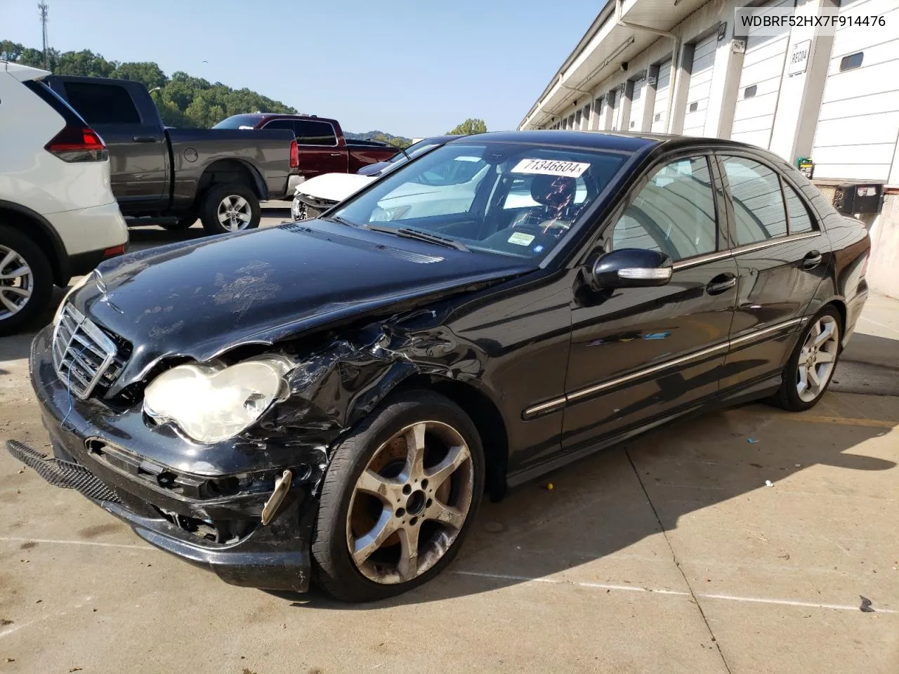 2007 Mercedes-Benz C 230 VIN: WDBRF52HX7F914476 Lot: 71346604