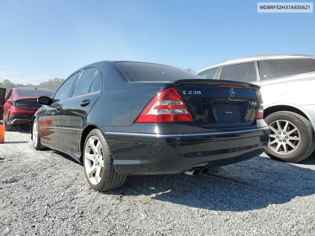 2007 Mercedes-Benz C 230 VIN: WDBRF52H37A935621 Lot: 74744224