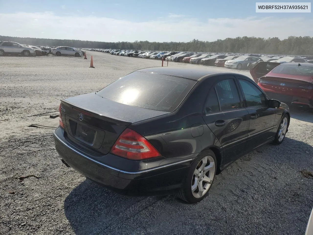 2007 Mercedes-Benz C 230 VIN: WDBRF52H37A935621 Lot: 74744224