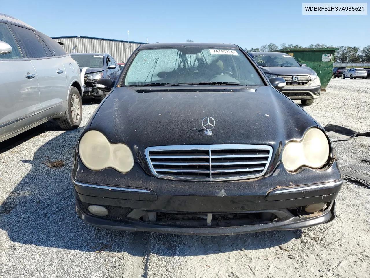 2007 Mercedes-Benz C 230 VIN: WDBRF52H37A935621 Lot: 74744224