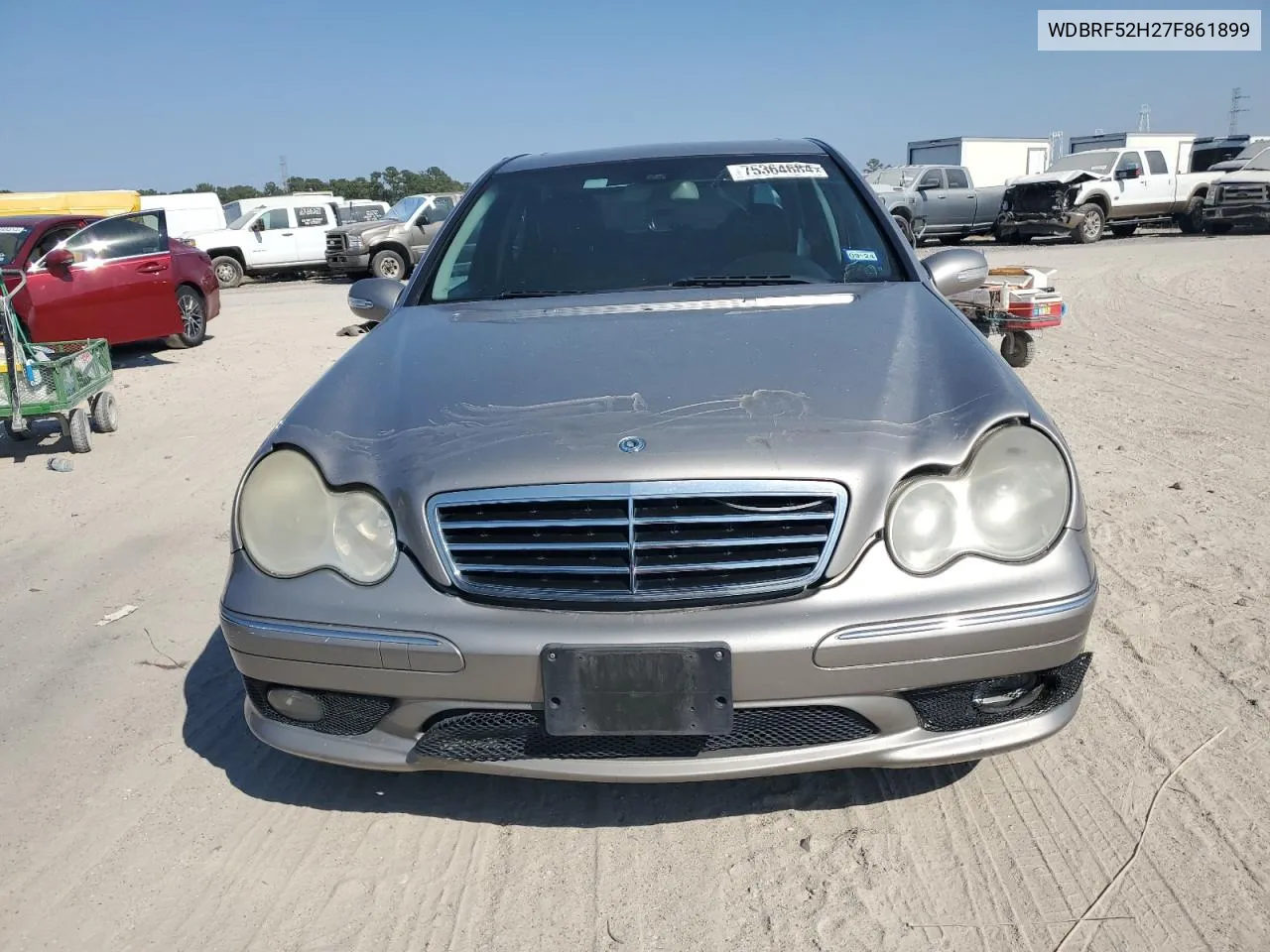 2007 Mercedes-Benz C 230 VIN: WDBRF52H27F861899 Lot: 75364684