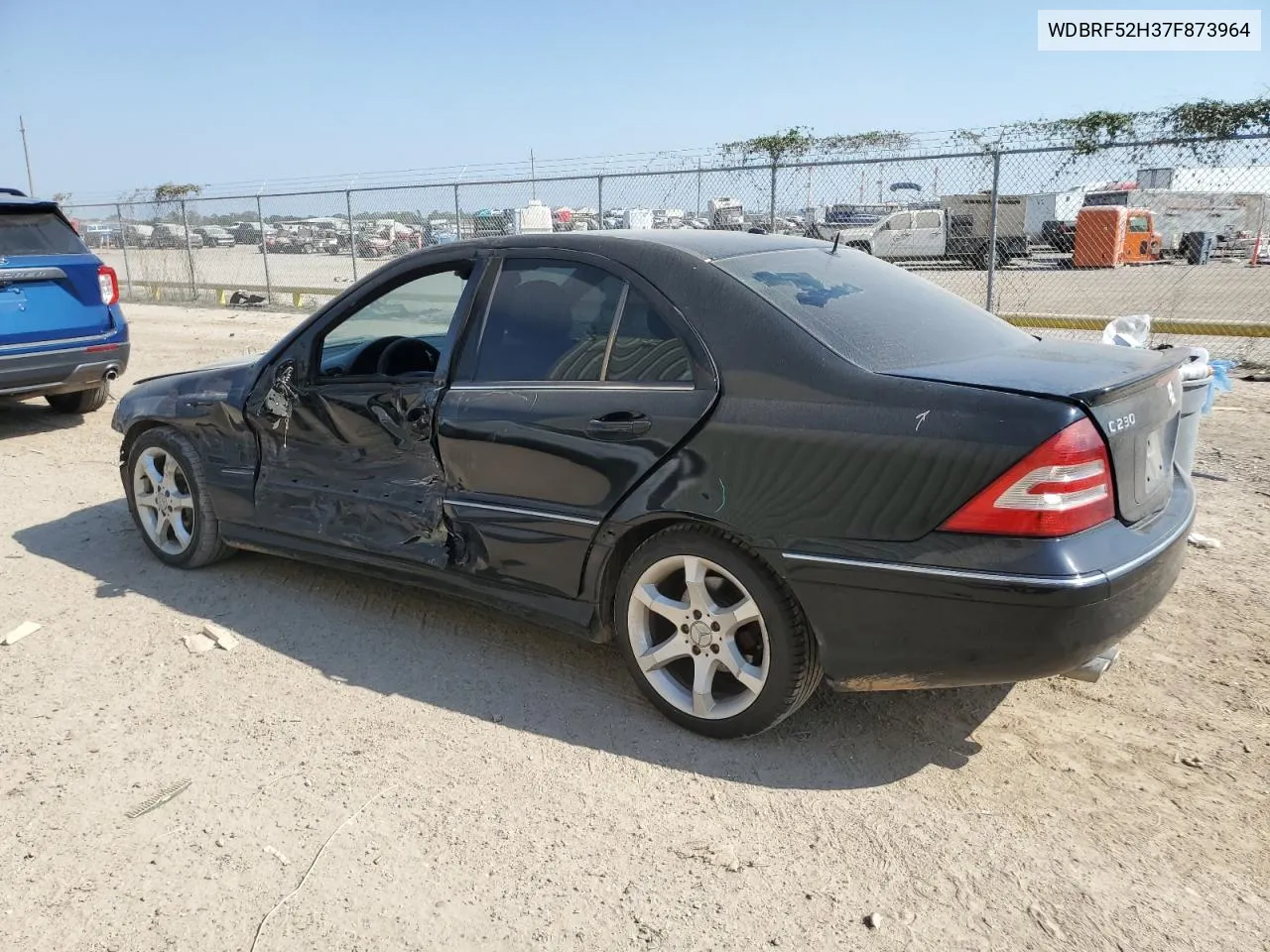 2007 Mercedes-Benz C 230 VIN: WDBRF52H37F873964 Lot: 75908094