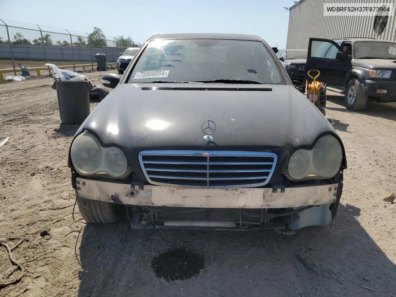 2007 Mercedes-Benz C 230 VIN: WDBRF52H37F873964 Lot: 75908094