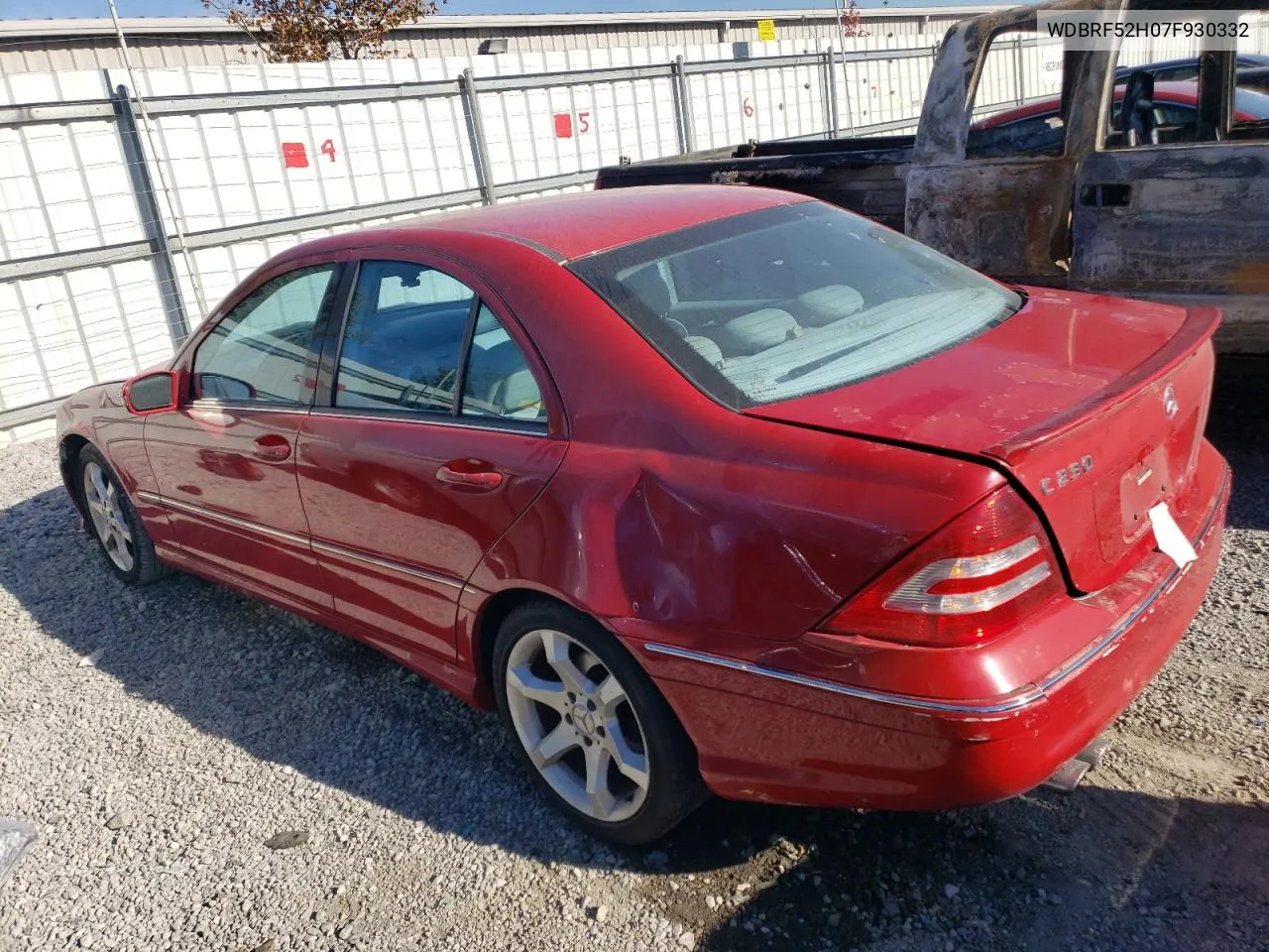 2007 Mercedes-Benz C 230 VIN: WDBRF52H07F930332 Lot: 76545704