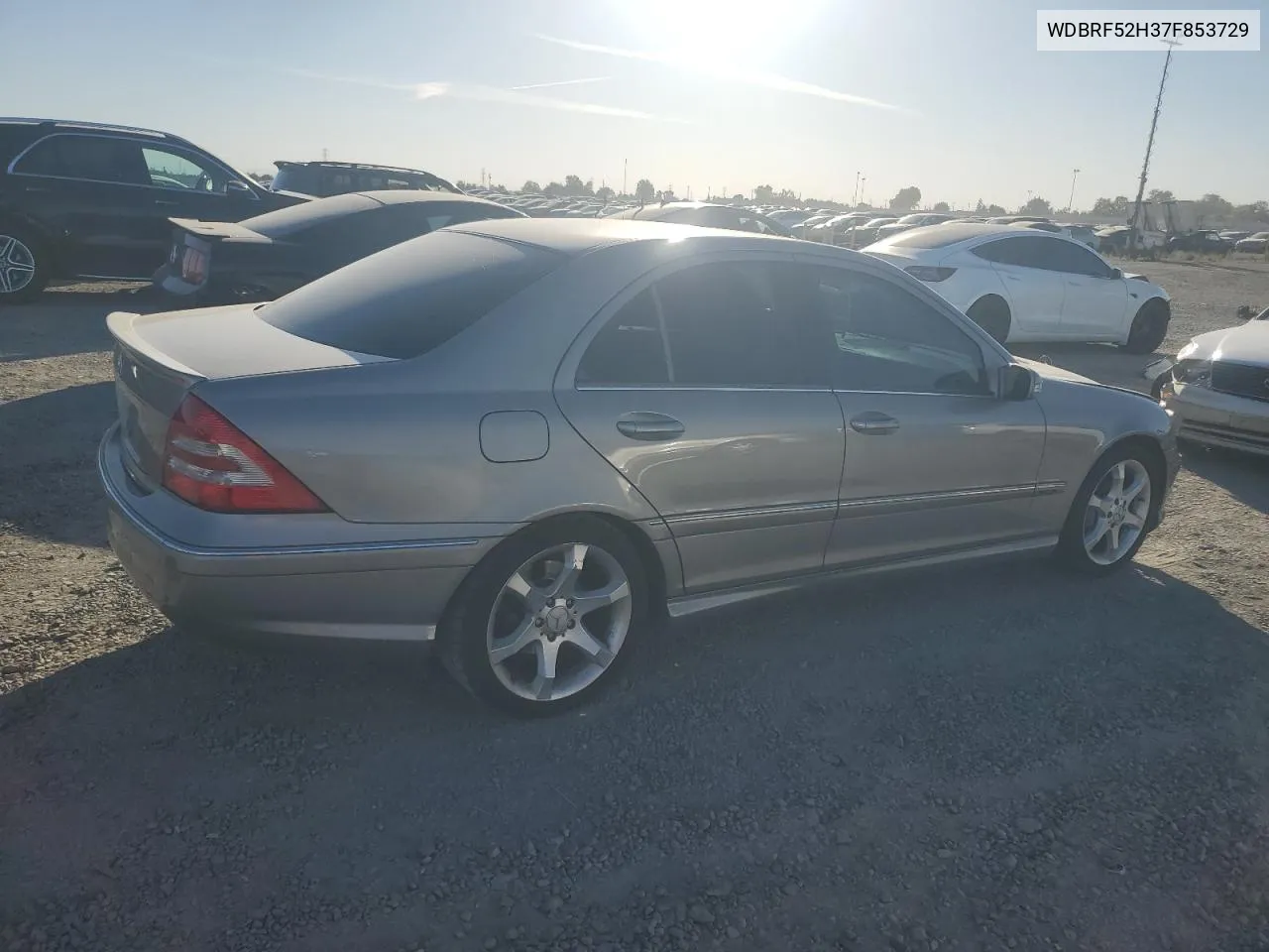 2007 Mercedes-Benz C 230 VIN: WDBRF52H37F853729 Lot: 76577534