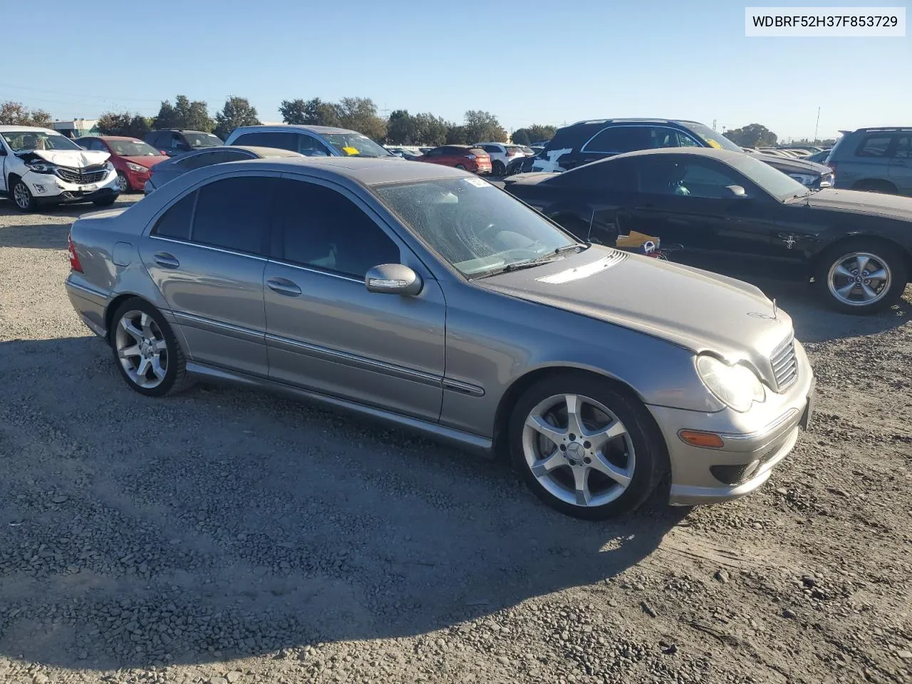 2007 Mercedes-Benz C 230 VIN: WDBRF52H37F853729 Lot: 76577534