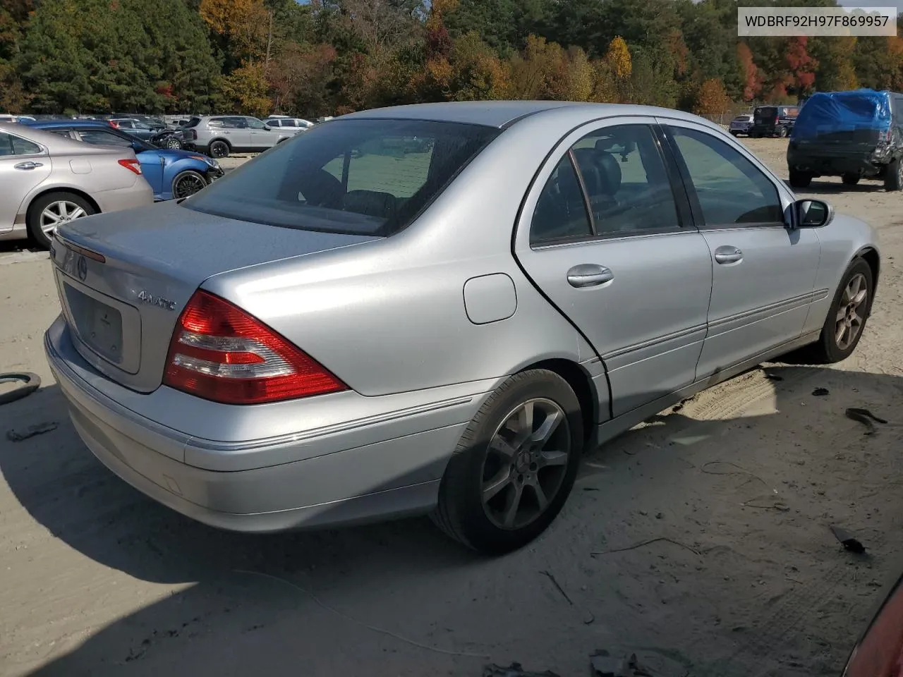 2007 Mercedes-Benz C 280 4Matic VIN: WDBRF92H97F869957 Lot: 76792744