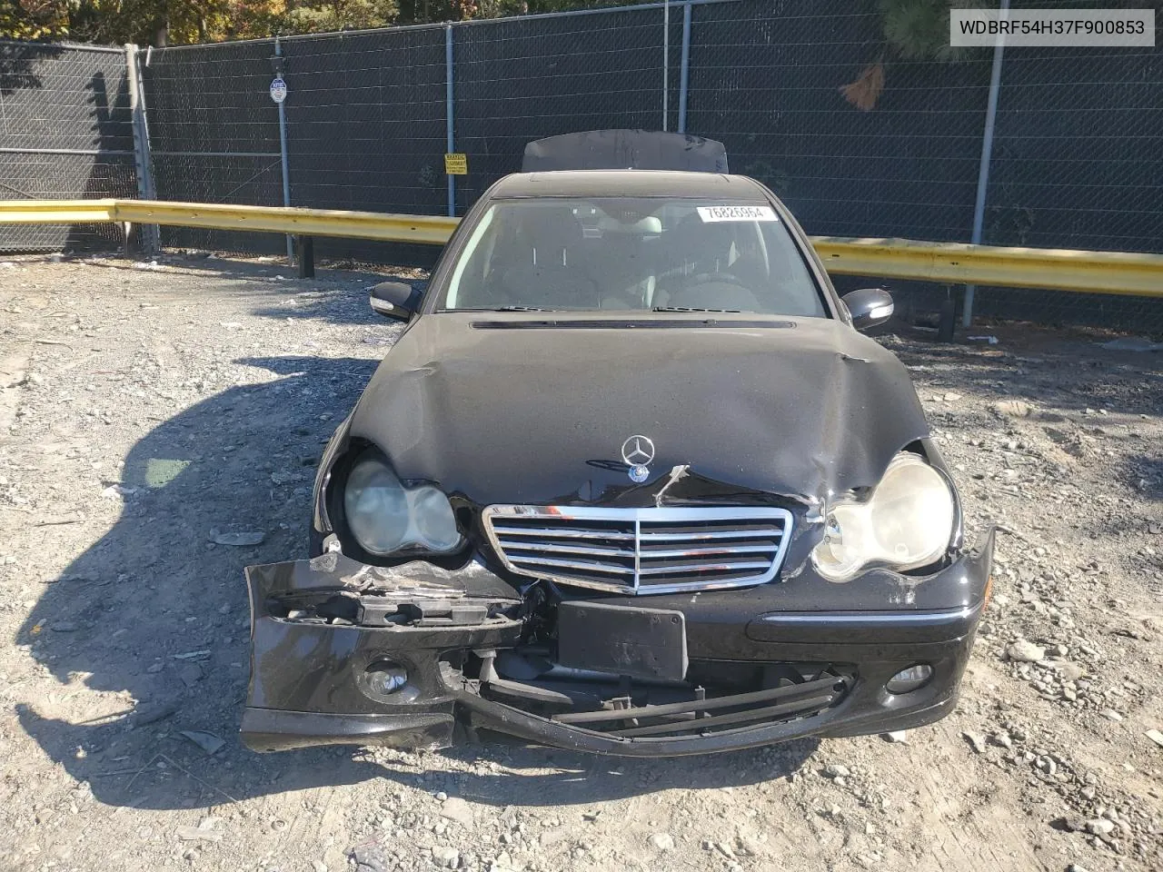 2007 Mercedes-Benz C 280 VIN: WDBRF54H37F900853 Lot: 76826964