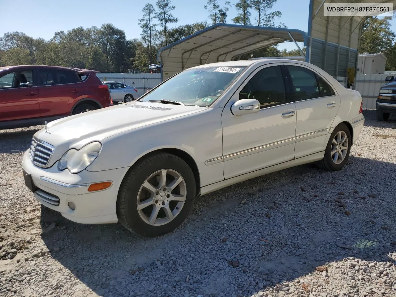 2007 Mercedes-Benz C 280 4Matic VIN: WDBRF92H87F876561 Lot: 77459204