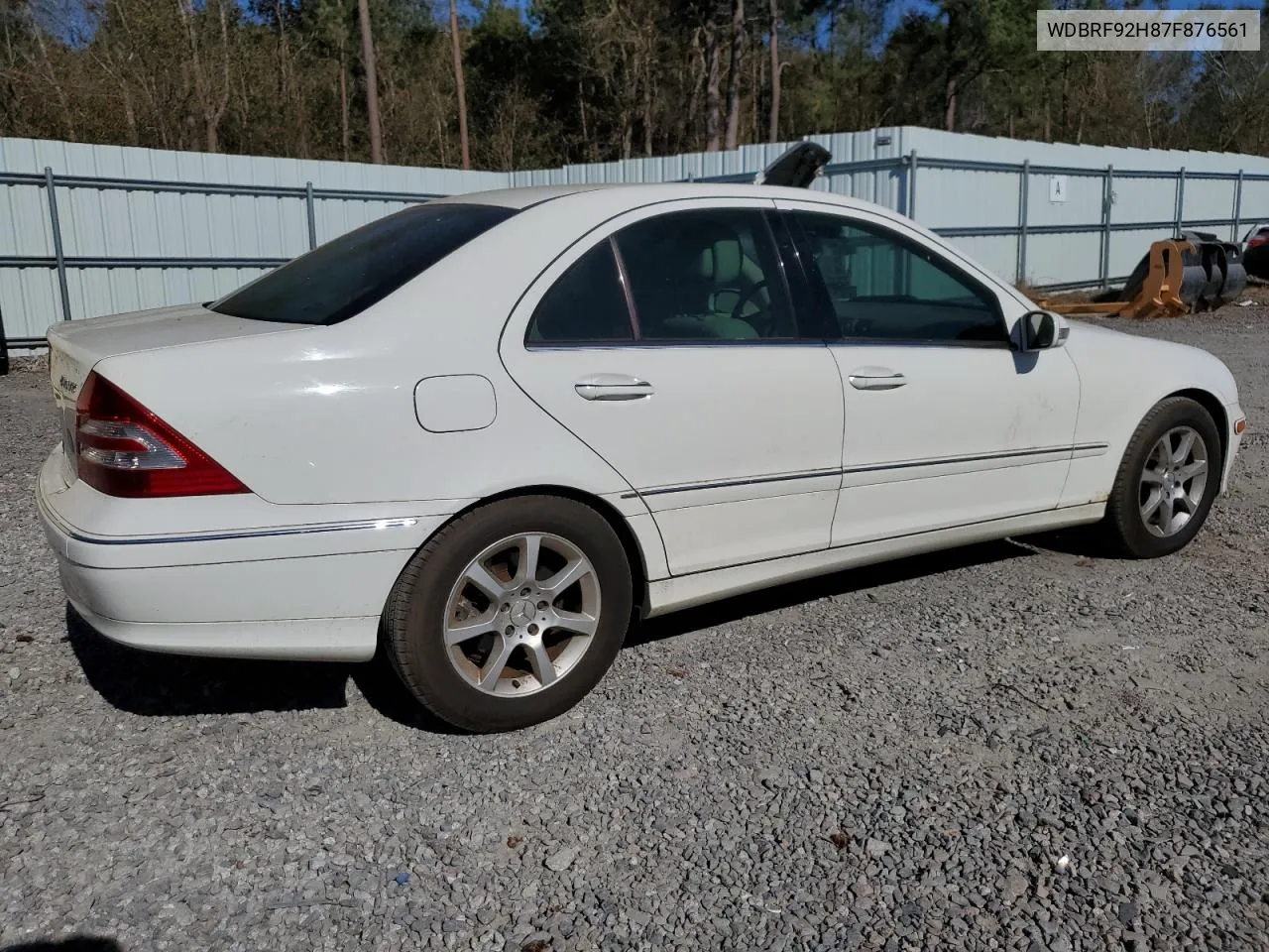 2007 Mercedes-Benz C 280 4Matic VIN: WDBRF92H87F876561 Lot: 77459204