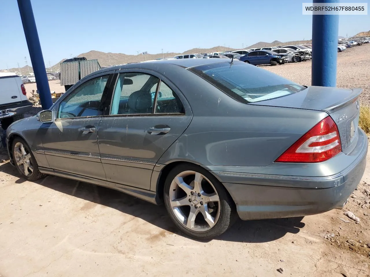 2007 Mercedes-Benz C 230 VIN: WDBRF52H67F880455 Lot: 77863274