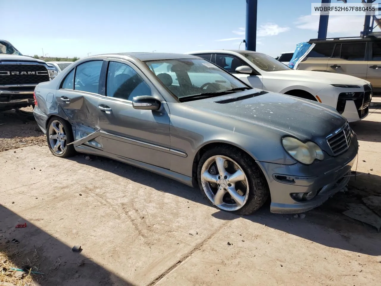 2007 Mercedes-Benz C 230 VIN: WDBRF52H67F880455 Lot: 77863274