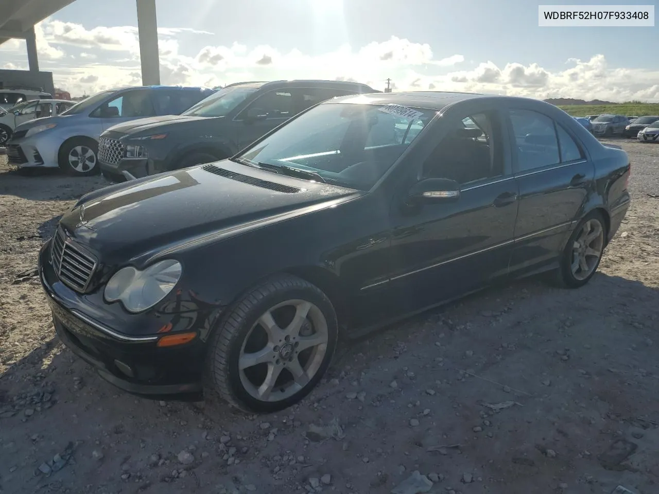 2007 Mercedes-Benz C 230 VIN: WDBRF52H07F933408 Lot: 80109614