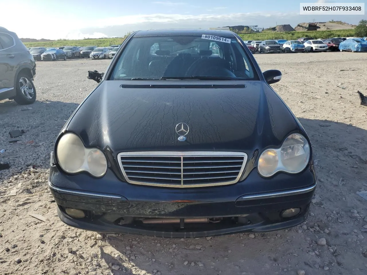 2007 Mercedes-Benz C 230 VIN: WDBRF52H07F933408 Lot: 80109614