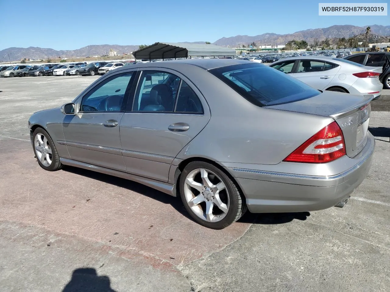 2007 Mercedes-Benz C 230 VIN: WDBRF52H87F930319 Lot: 80159004