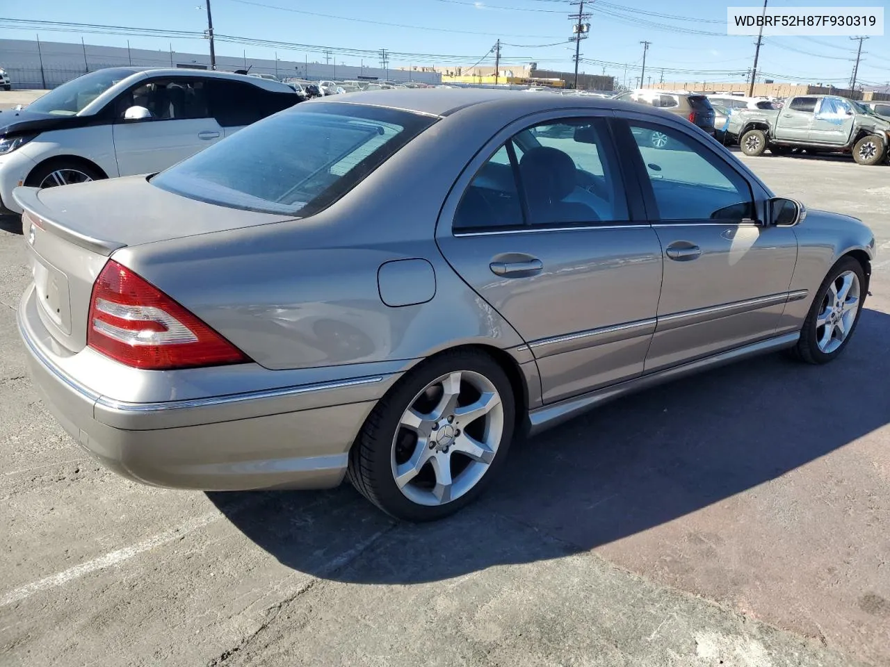 2007 Mercedes-Benz C 230 VIN: WDBRF52H87F930319 Lot: 80159004