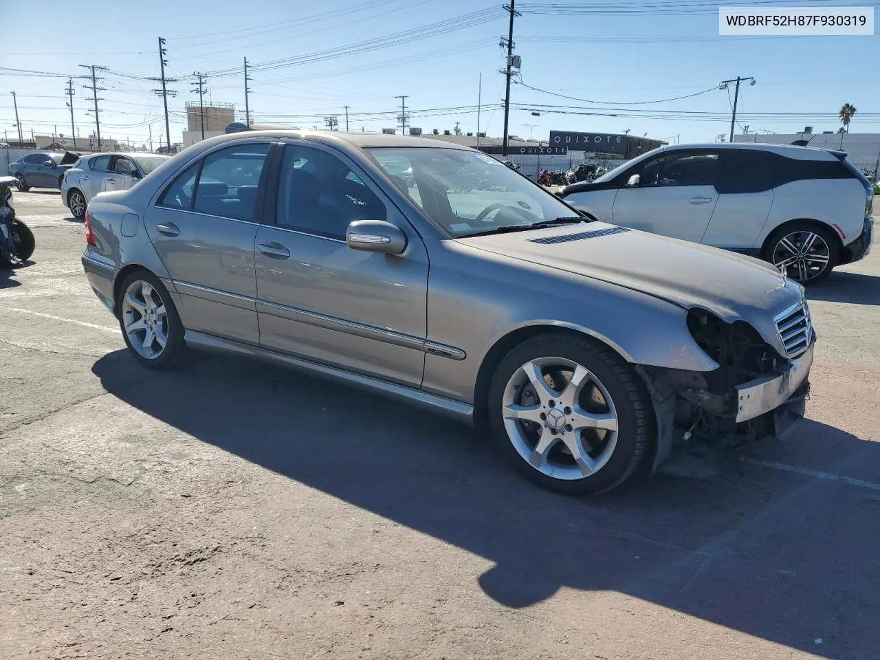 2007 Mercedes-Benz C 230 VIN: WDBRF52H87F930319 Lot: 80159004