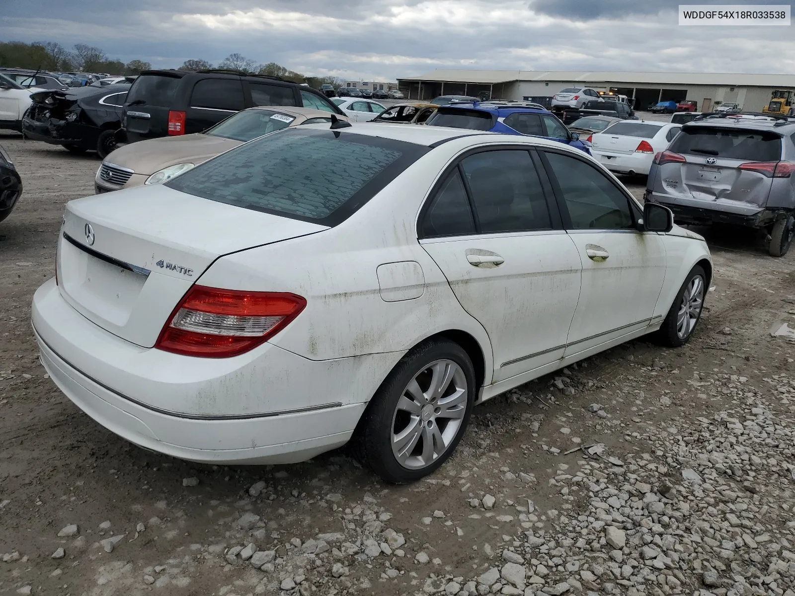 2008 Mercedes-Benz C 300 VIN: WDDGF54X18R033538 Lot: 49802174