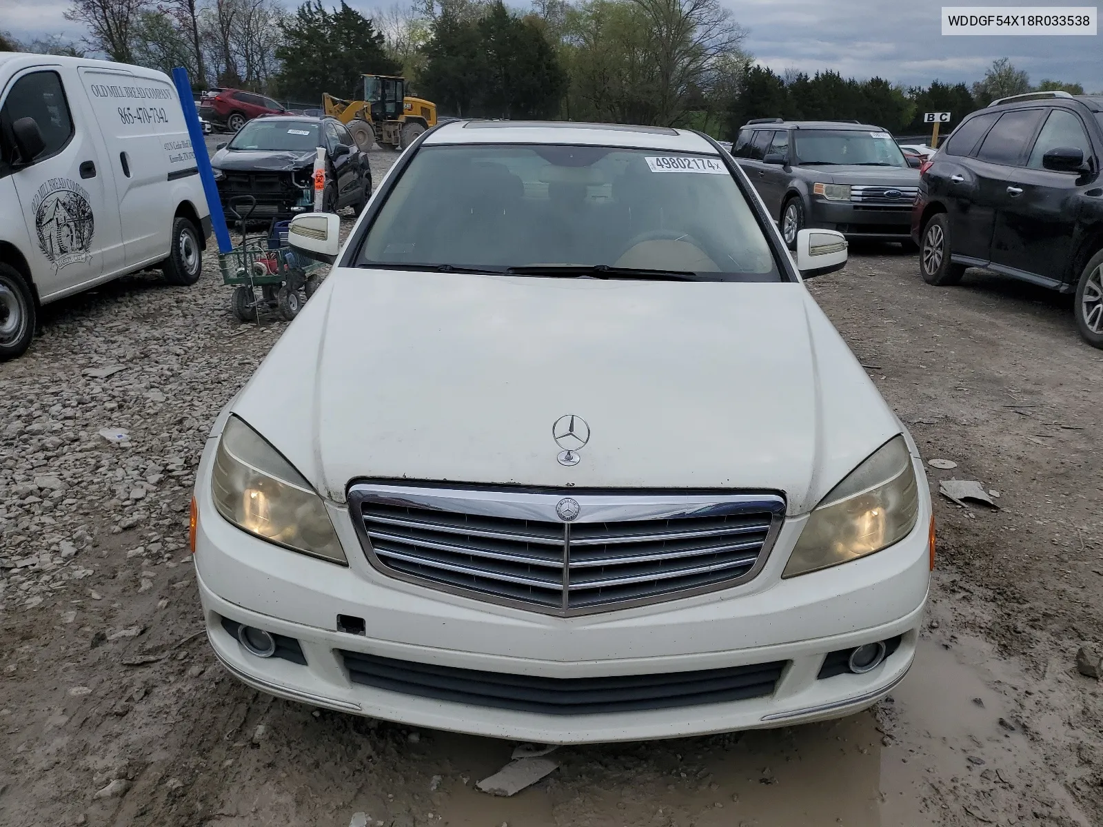 2008 Mercedes-Benz C 300 VIN: WDDGF54X18R033538 Lot: 49802174