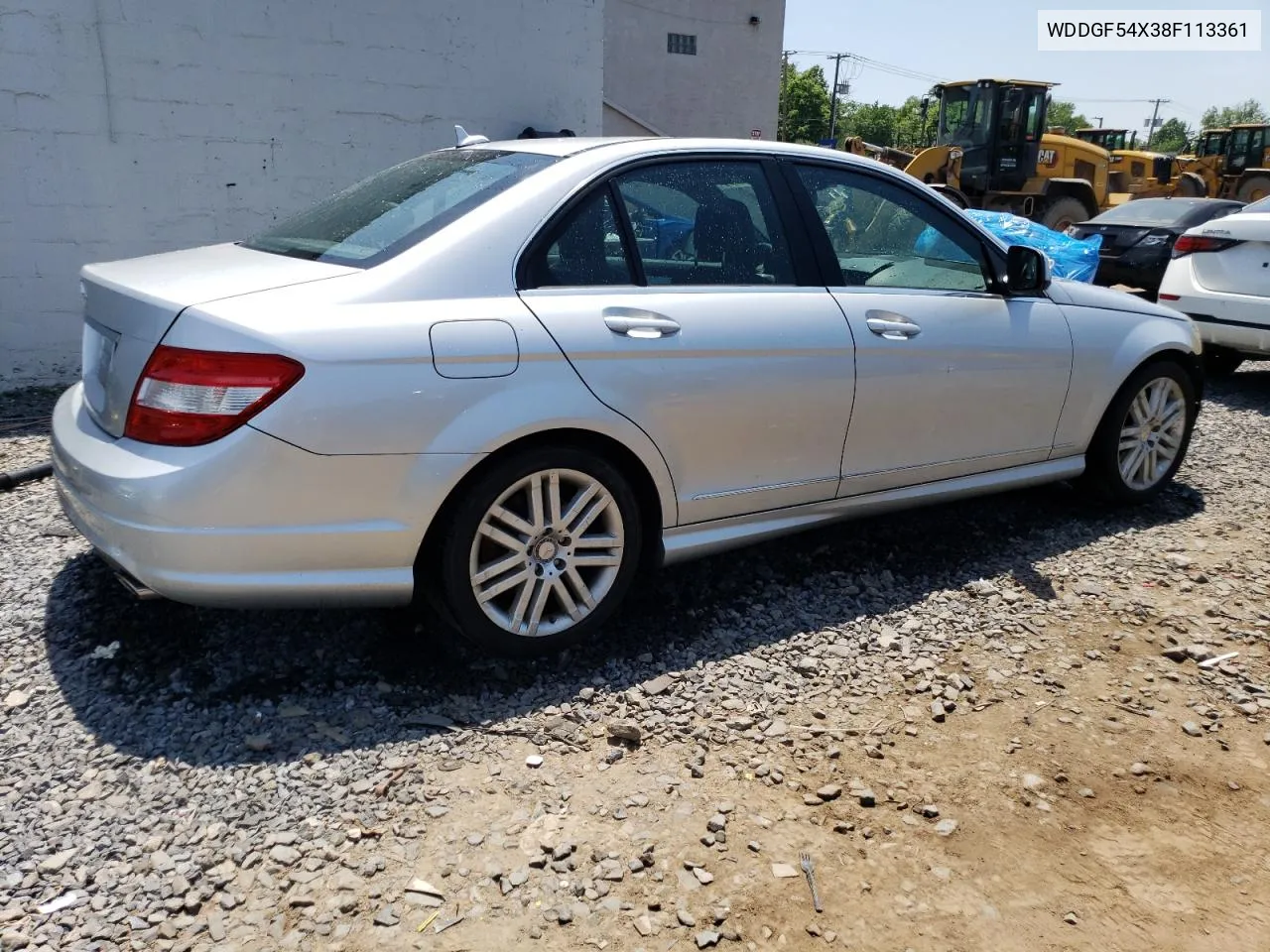 2008 Mercedes-Benz C 300 VIN: WDDGF54X38F113361 Lot: 58872494