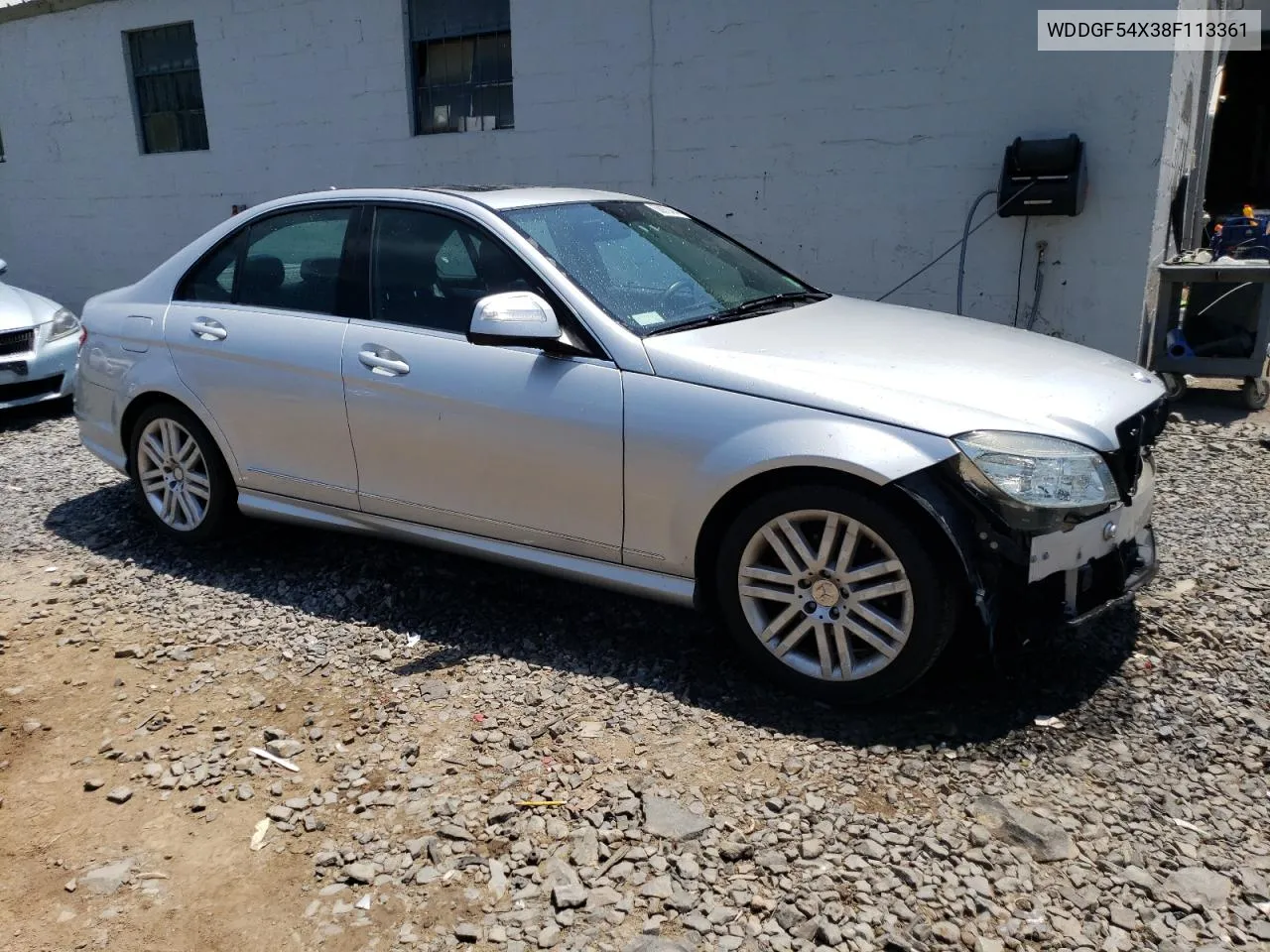 2008 Mercedes-Benz C 300 VIN: WDDGF54X38F113361 Lot: 58872494