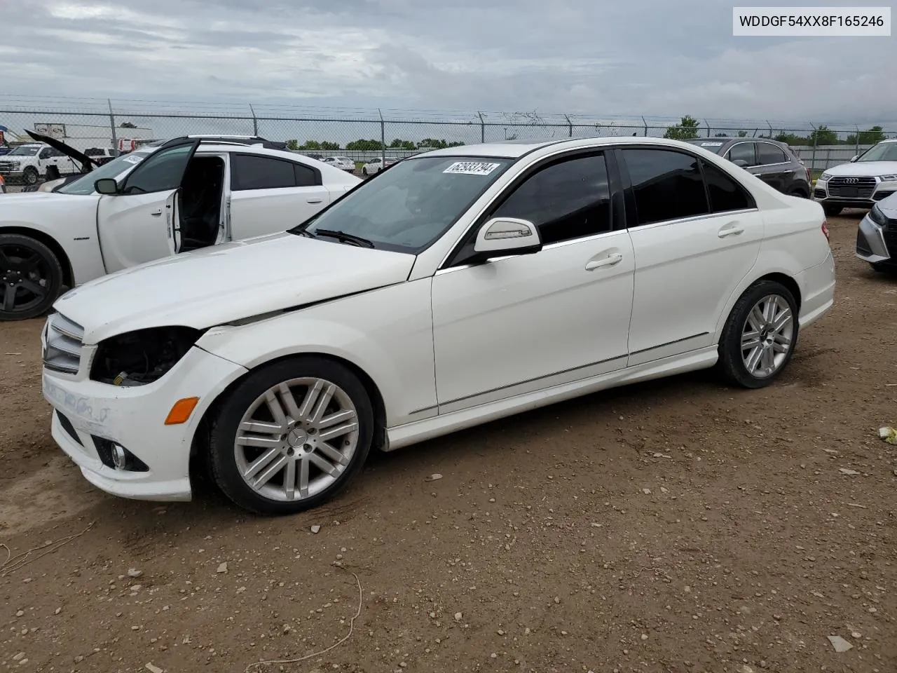 2008 Mercedes-Benz C 300 VIN: WDDGF54XX8F165246 Lot: 62933794