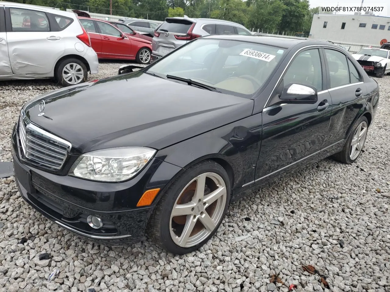 2008 Mercedes-Benz C 300 4Matic VIN: WDDGF81X78F074537 Lot: 65938614