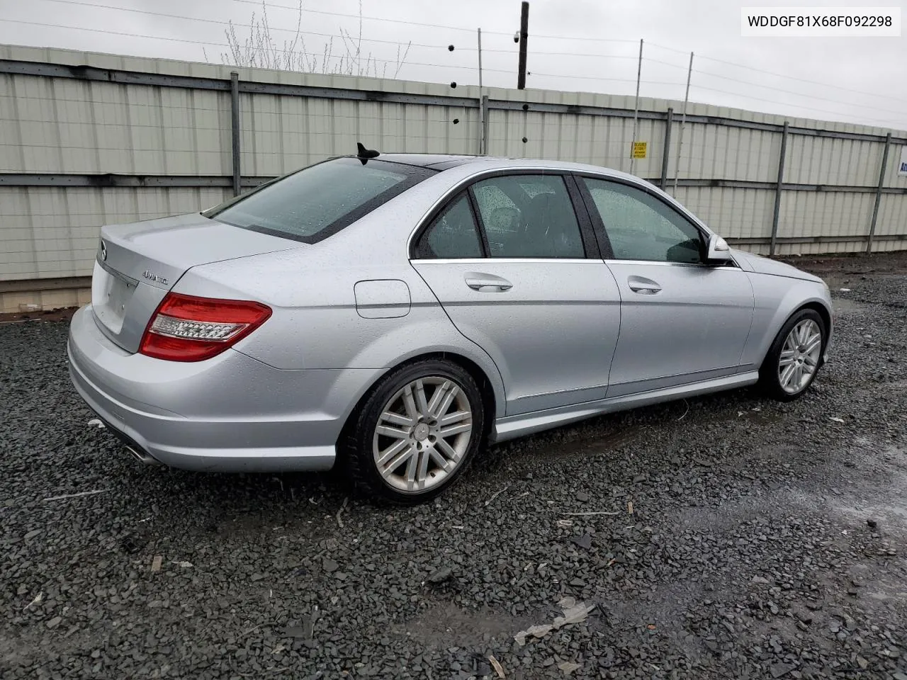 2008 Mercedes-Benz C 300 4Matic VIN: WDDGF81X68F092298 Lot: 66458574