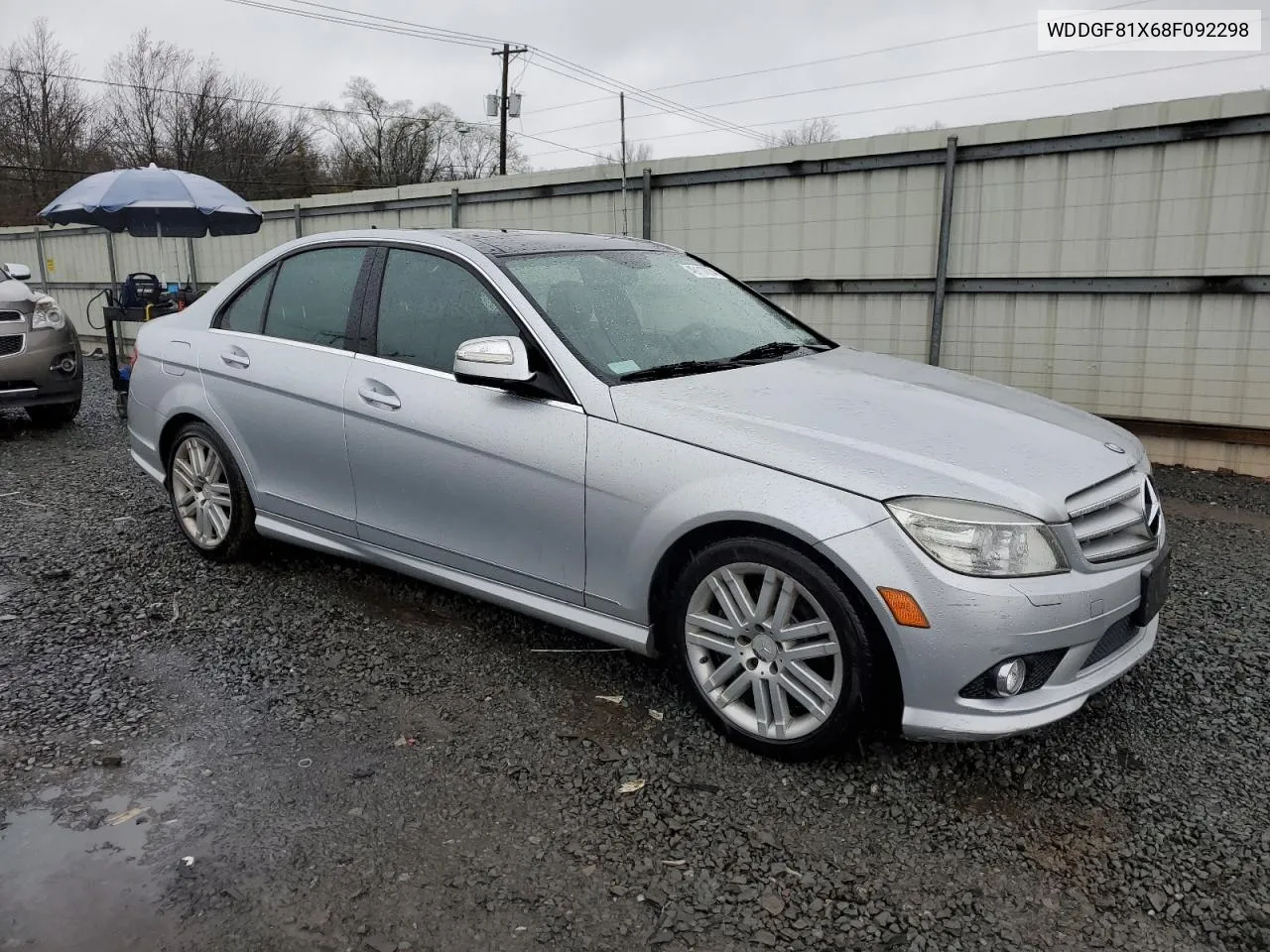 2008 Mercedes-Benz C 300 4Matic VIN: WDDGF81X68F092298 Lot: 66458574