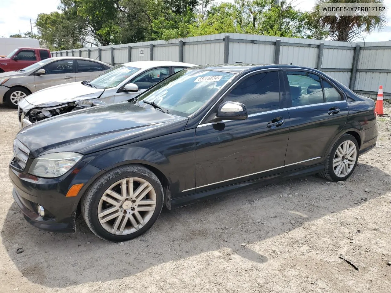 2008 Mercedes-Benz C 300 VIN: WDDGF54X78R017182 Lot: 68076034