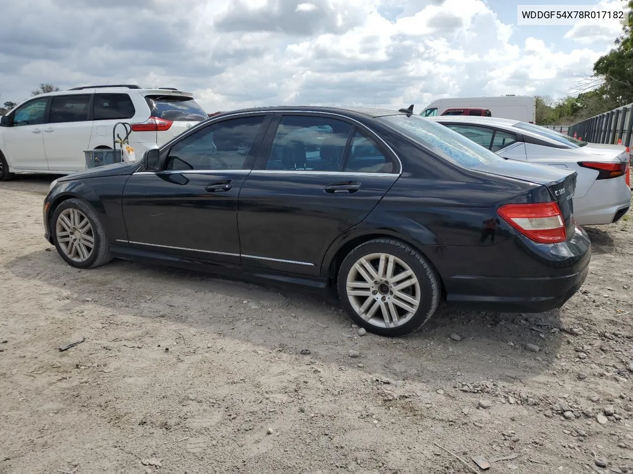 2008 Mercedes-Benz C 300 VIN: WDDGF54X78R017182 Lot: 68076034