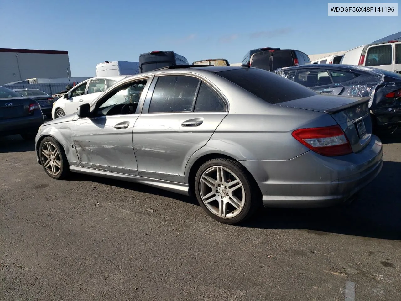 2008 Mercedes-Benz C 350 VIN: WDDGF56X48F141196 Lot: 70807804