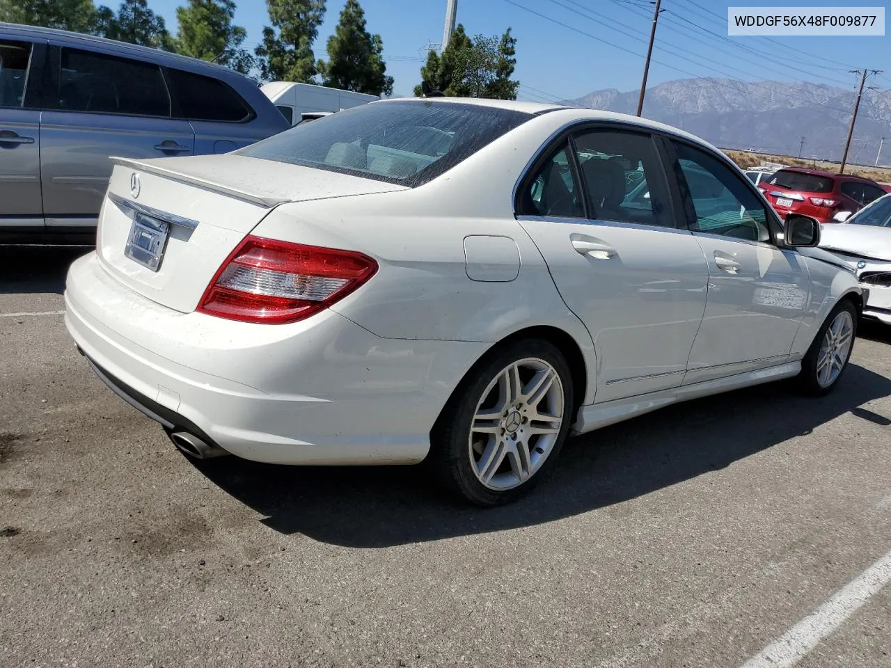 2008 Mercedes-Benz C 350 VIN: WDDGF56X48F009877 Lot: 73059364