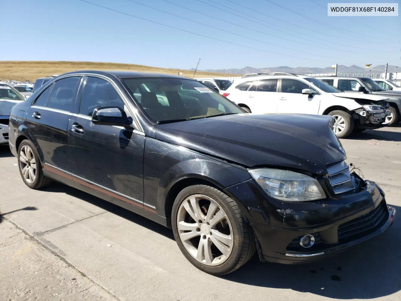 2008 Mercedes-Benz C 300 4Matic VIN: WDDGF81X68F140284 Lot: 74030294