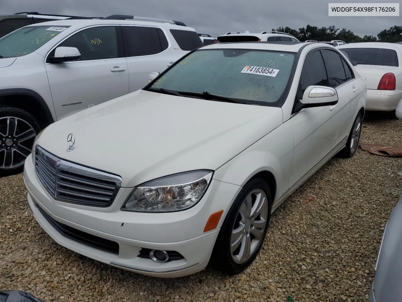 2008 Mercedes-Benz C 300 VIN: WDDGF54X98F176206 Lot: 74183854