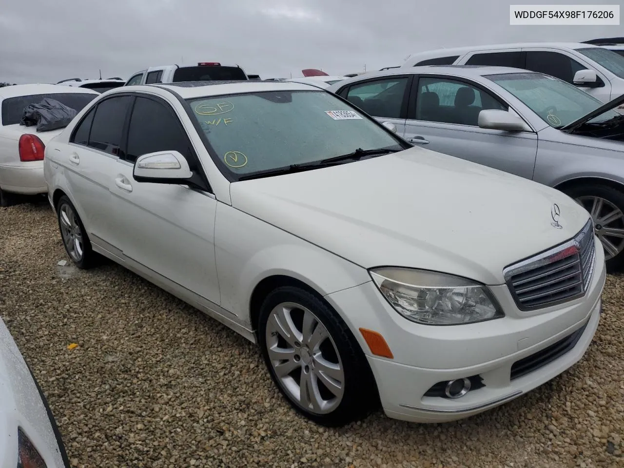 2008 Mercedes-Benz C 300 VIN: WDDGF54X98F176206 Lot: 74183854