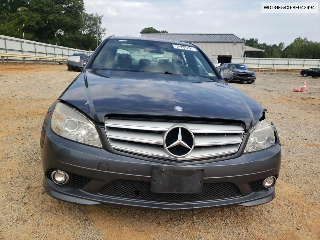 2008 Mercedes-Benz C 300 VIN: WDDGF54X68F042494 Lot: 74297294