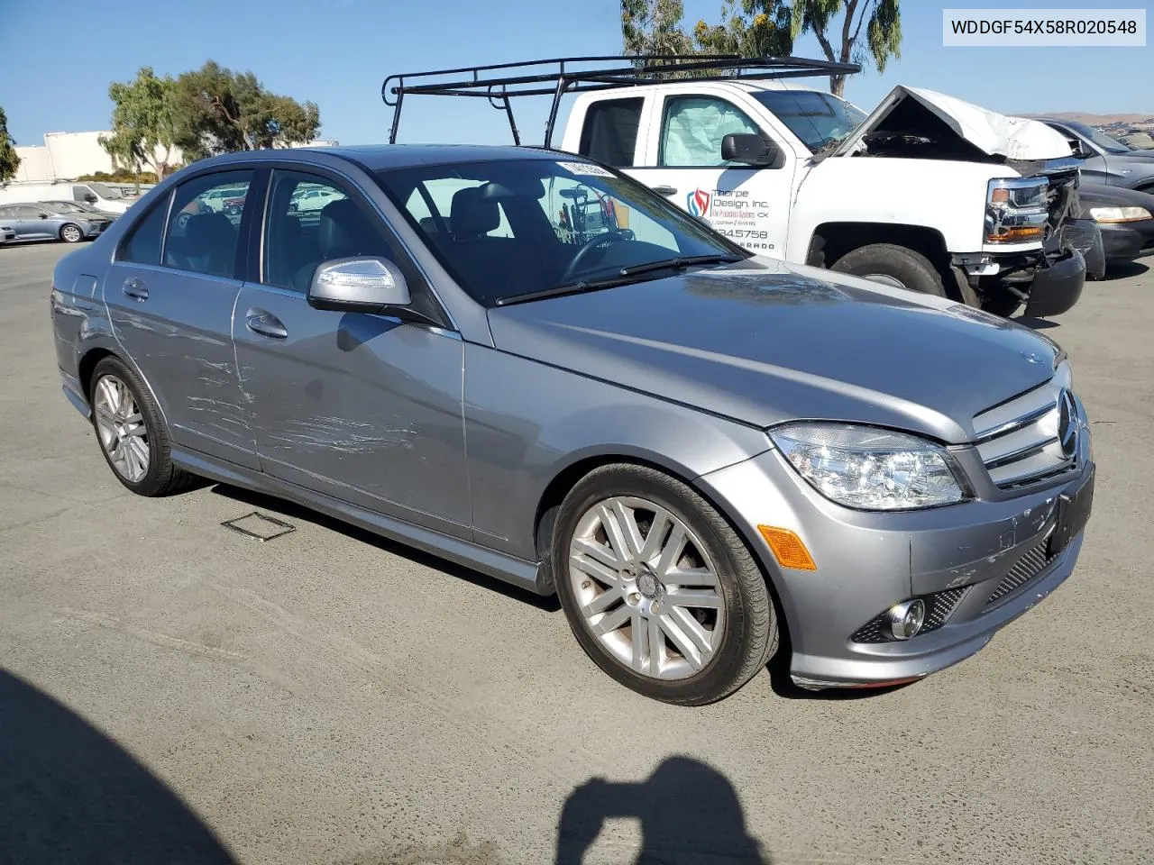 2008 Mercedes-Benz C 300 VIN: WDDGF54X58R020548 Lot: 74613564