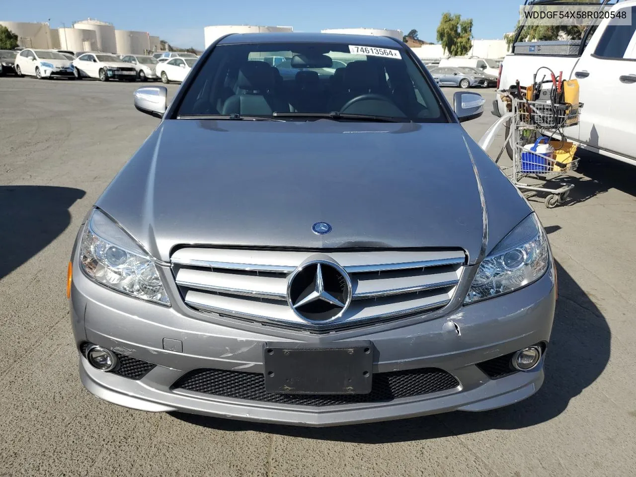 2008 Mercedes-Benz C 300 VIN: WDDGF54X58R020548 Lot: 74613564